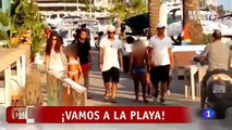 Corazon Famosos en la playa Vacaciones Ibiza