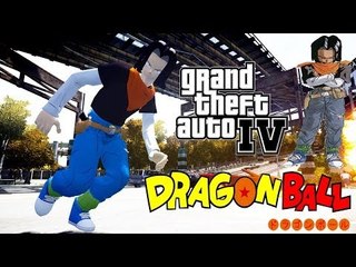 GTA IV: ANDROID 17 (DRAGON BALL) ATTACKS LIBERTY CITY