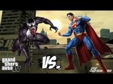 SUPERMAN VS VENOM - GREAT BATTLE - GTA IV