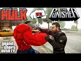 PUNISHER VS RED HULK - EPIC BATTLE - GTA IV