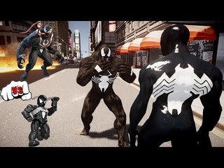 Black Spiderman VS Venom - Epic Battle - Grand Theft Auto