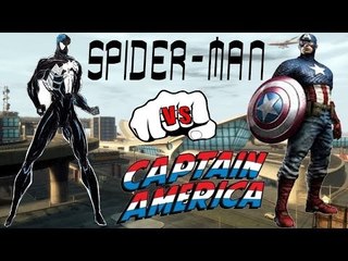 BLACK SPIDER-MAN VS CAPTAIN AMERICA - EPIC SUPERHEROES BATTLE - GTA IV