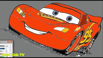 Lightning McQueen - Cars Full Coloring Book for Kids