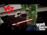 DARTH VADER (STAR WARS) VS THE INCREDIBLE HULK | GRAND THEFT AUTO