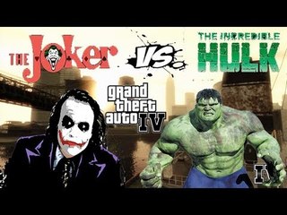 JOKER VS HULK | THE INCREDIBLE HULK VS ARKHAM CITY JOKER | GTA IV
