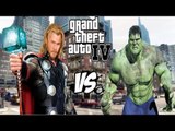 THOR VS HULK - EPIC BATTLE - GRAND THEFT AUTO