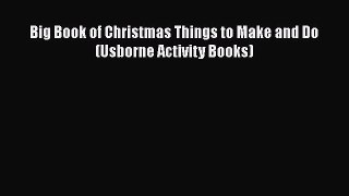 Big Book of Christmas Things to Make and Do (Usborne Activity Books)  Free Books