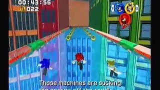 Sonic Heroes - Grand Metropolis - Team Sonic - A-Rank