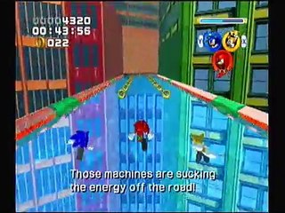 Sonic Heroes - Grand Metropolis - Team Sonic - A-Rank