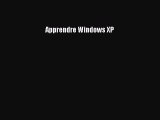 (PDF Télécharger) Apprendre Windows XP [Télécharger] en ligne