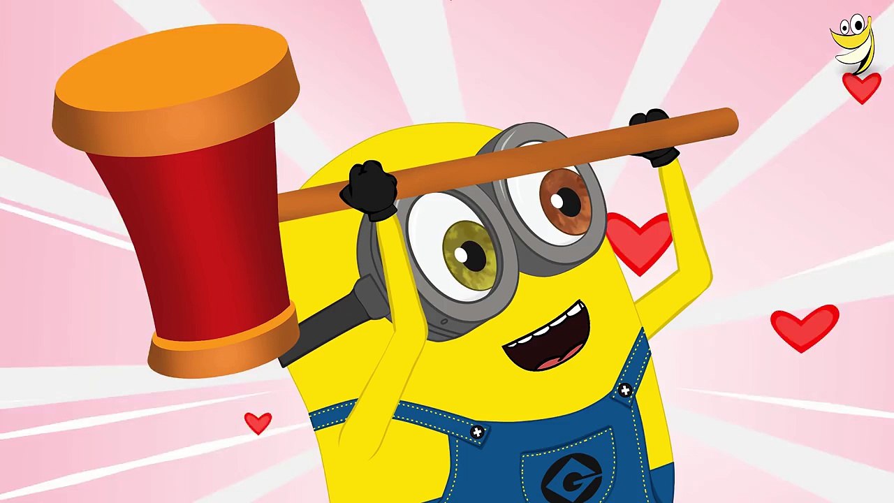 minions banana Hammer Game ~ funny Minions scene [HD]