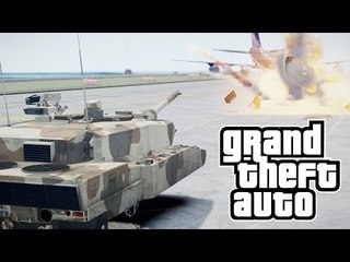 Leopard 2A7 GTA 5 ATTACKS LIBERTY CITY - GTA 4
