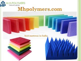 Best PU, FR foam Sheet, mattress Manufacturers Company in India