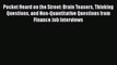 PDF Download Pocket Heard on the Street: Brain Teasers Thinking Questions and Non-Quantitative