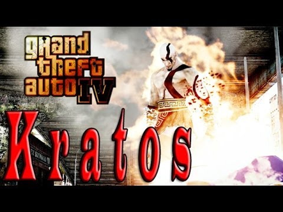 GRAND THEFT AUTO IV: GOD OF WAR KRATOS
