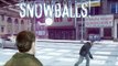FUN IN GTA IV: THROWING SNOWBALLS AT PEOPLE
