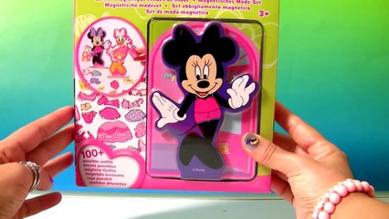 Descargar video: Minnie Mouse & Daisy Duck Magnetic Dress Up Fashion Makeover Playset Minnies BowTique Bow