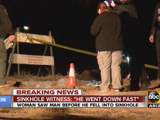 Man killed after falling down sinkhole in Queen Creek