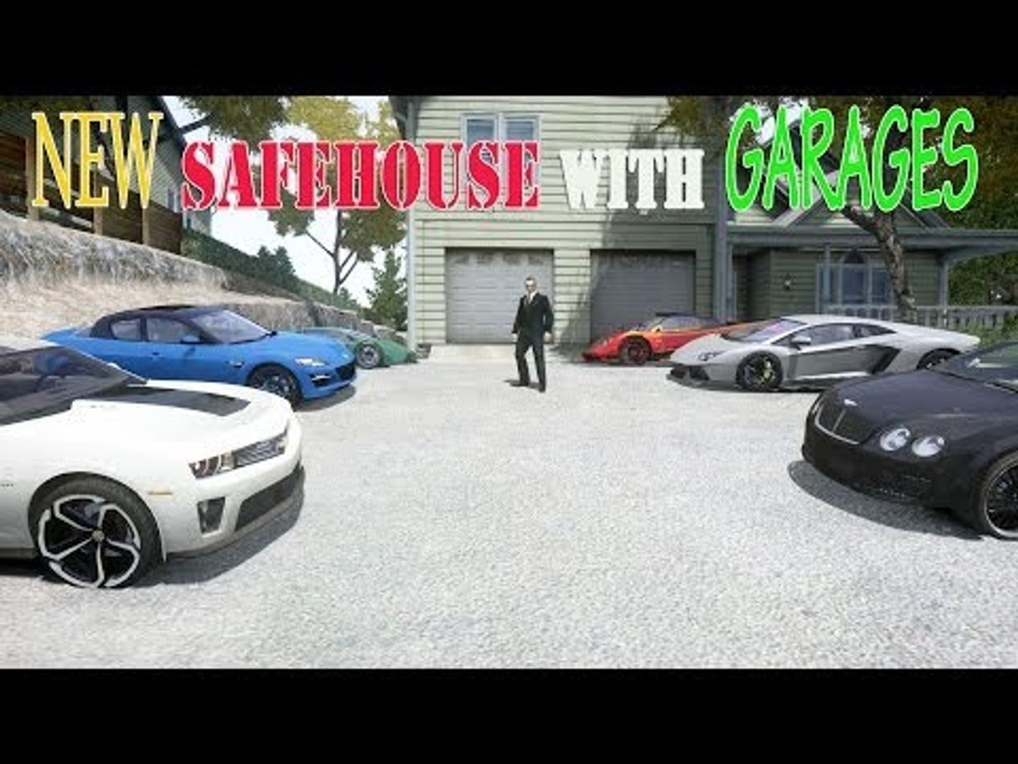 Gta 4: Westdyke Safehouse With Garages For 8 Cars | House Mod - Video  Dailymotion