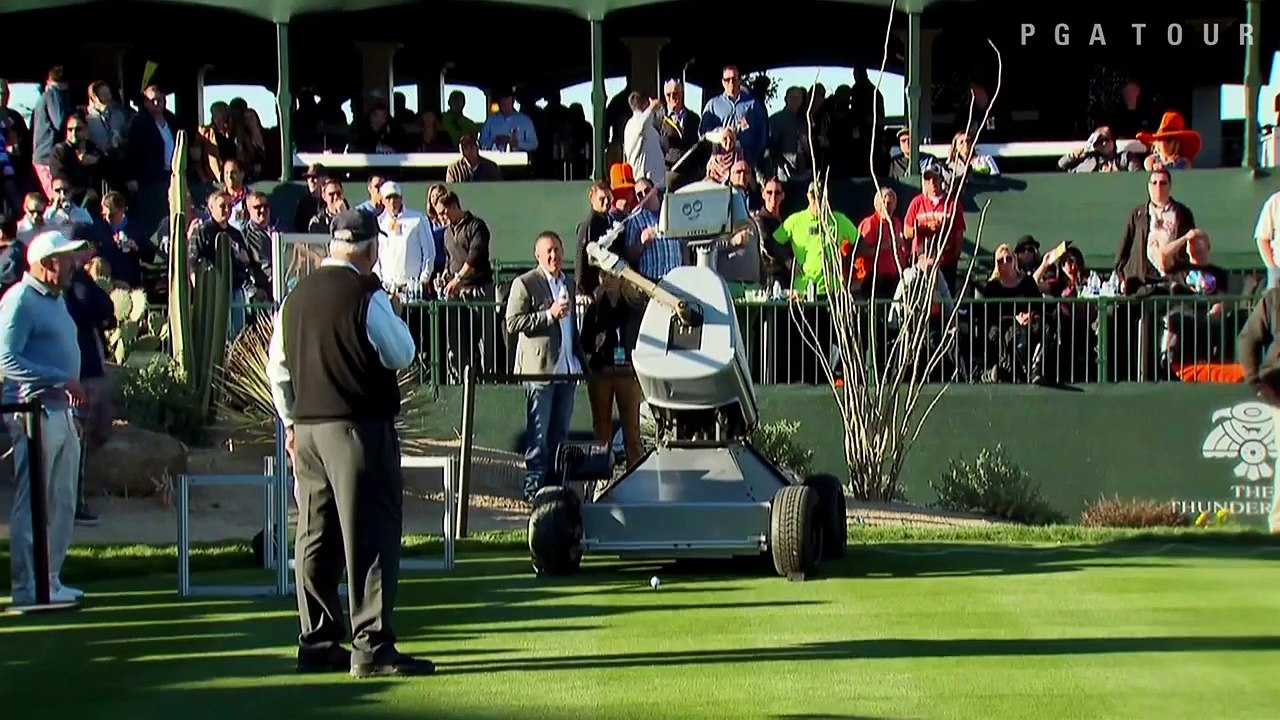 Robot makes hole-in-one on No. 16 at TPC Scottsdale
