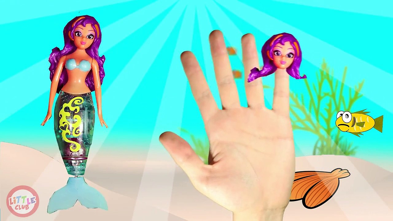 Mermaid Finger Family Nursery Rhymes - Finger Family Song for Children