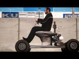 FUNNY KART WITH TOILET SEAT GTA IV
