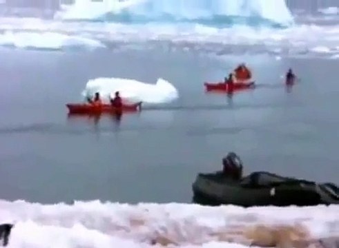 НЕОБЫЧНЫЕ ЯВЛЕНИЯ ПРИРОДЫ, ОБВАЛ ЛЕДНИКА И ШТОРМ