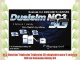 NC3 Dualsim Triplesim Triplesim 3G adaptador para 3 tarjetas SIM en Samsung Galaxy S3