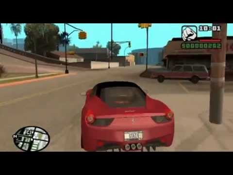 GTA SA Mod Car Ferrari 458 Italia