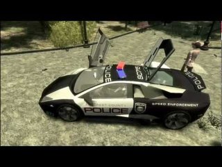 Lamborghini Reventon Police NFS Hot Pursuit GTA 4 CAR MOD