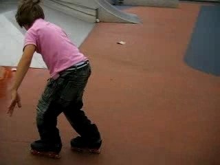 David patinando en Amsterdam