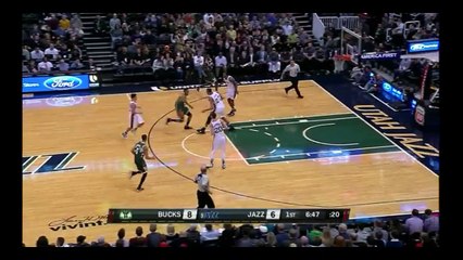 Rudy Gobert met un contre magistral à Jabari Parker