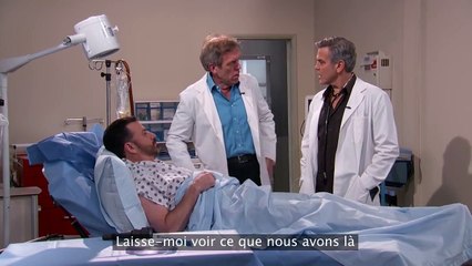 Sketch avec George Clooney et Hugh Laurie