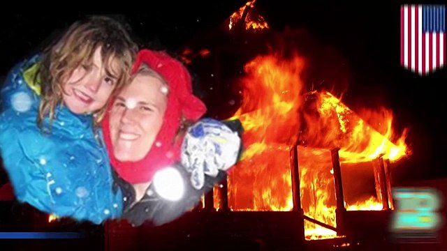 Мать погибла, пытаясь спасти дочку из огня