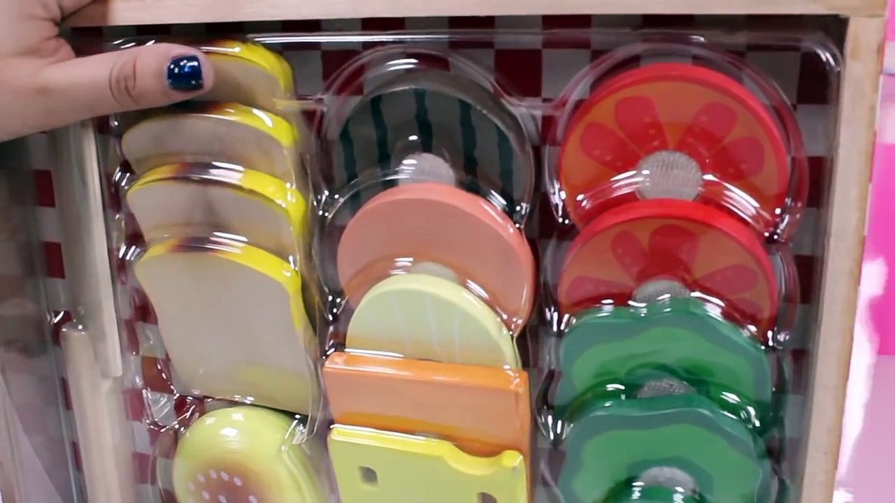 Sandwich Making Set Melissa & Doug Wooden Playsets Make a Sandwich DIY Play Food Toy Videos