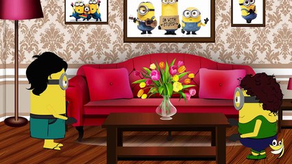 Funny Minions Family Pranks ~ Minions Robbery Attempt ~ Funny Cartoon [HD] 1080P