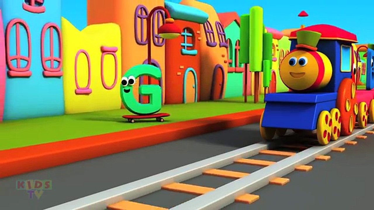 Bob, The Train   Alphabet Adventure   ABC Song   Nursery Rhymes   kids songs