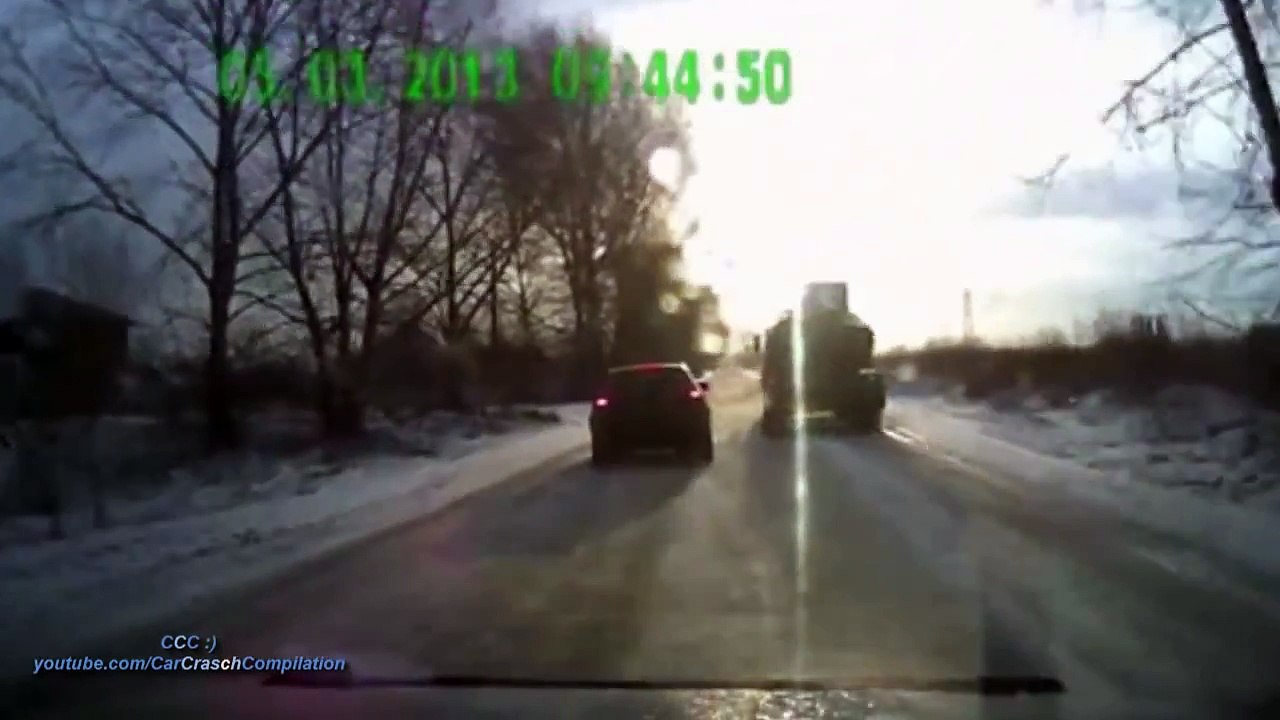 Winter Car Crash Compilation 9 NEW - Ç :)