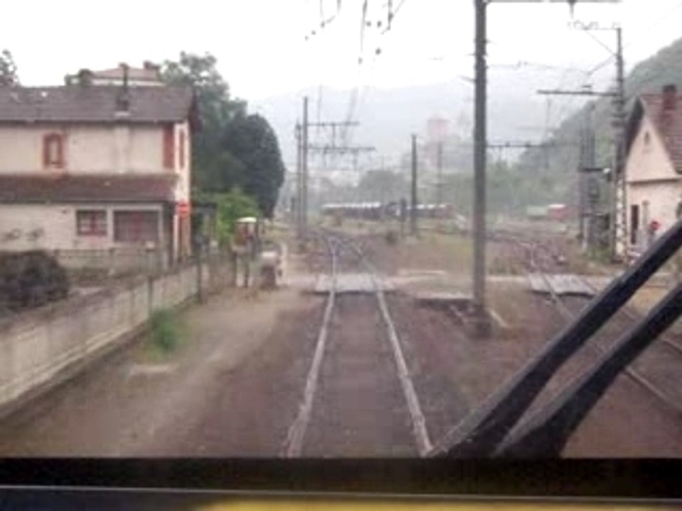 Entre en gare de foix