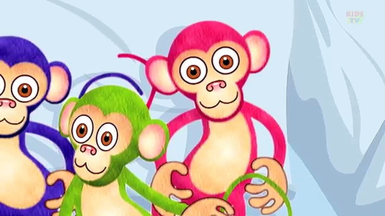 Five Little Monkeys   kids songs and nursery rhymes for children