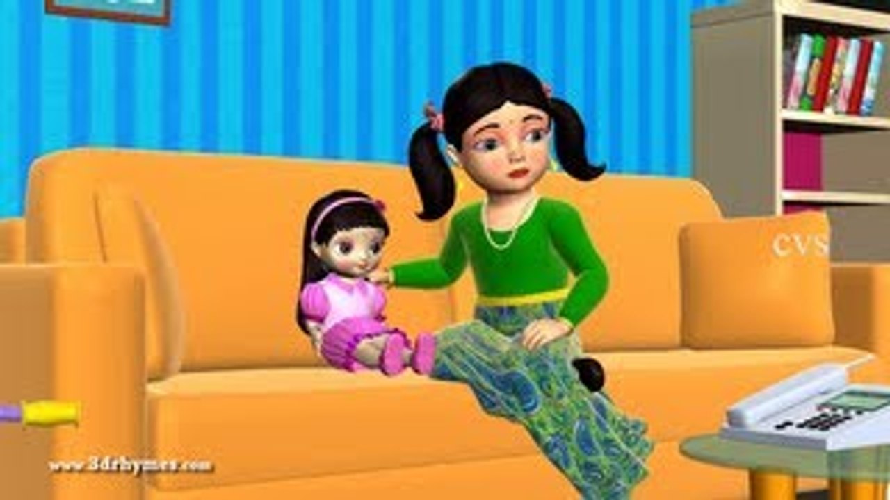 Miss Molly had a dolly - 3D Animation Nursery rhyme for children ( Miss polly had a dolly)