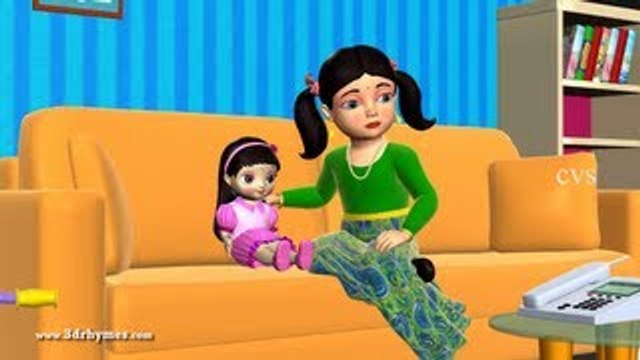 Miss Molly had a dolly - 3D Animation Nursery rhyme for children ( Miss polly had a dolly)