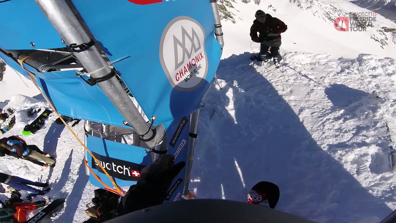 GOPRO Winning run-Sammy LUEBKE - Chamonix-Mont-Blanc - Swatch Freeride World Tour 2016