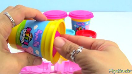 Peppa Pig Mold N Play 3D Figure Maker with Softee Dough and Play Doh