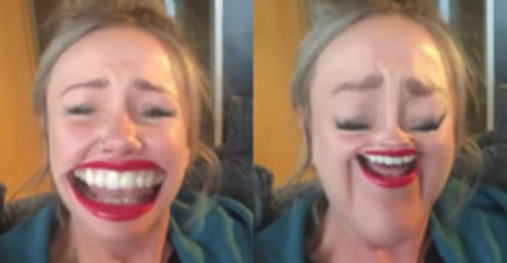 This Woman Cracks Herself Up With Face Swapping App