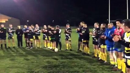 1 Minute d'Applaudissements pour Lulu avec Les Vétérans Frelons, les Séniors du RC Chasse, les Equipes 1 et Espoirs du SO Givors