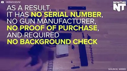 This 3D printed gun is untraceable and somehow still legal