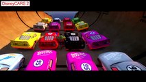 20 MCQUEEN COLORS!!! (Pink, Blue, Yellow) Disney Pixar #DINOCO Cars smashed by HULK! Part 2 (FULL HD)