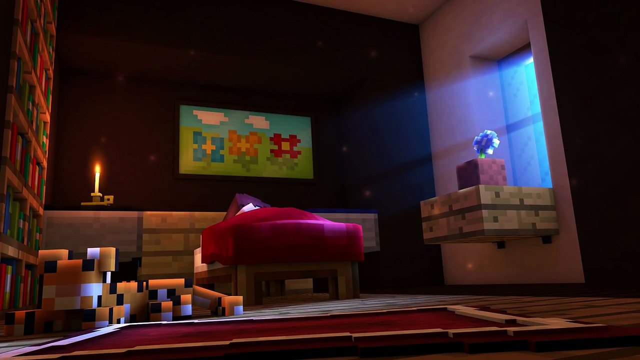 Minecraft _ LIGHTS OUT HORROR MAP!! _ Funny Moments Animation