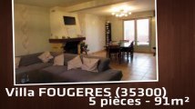 A vendre - Maison/villa - FOUGERES (35300) - 5 pièces - 91m²